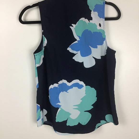 a. new. day | Tie Front Floral Print Blouse~S - Picture 5 of 7